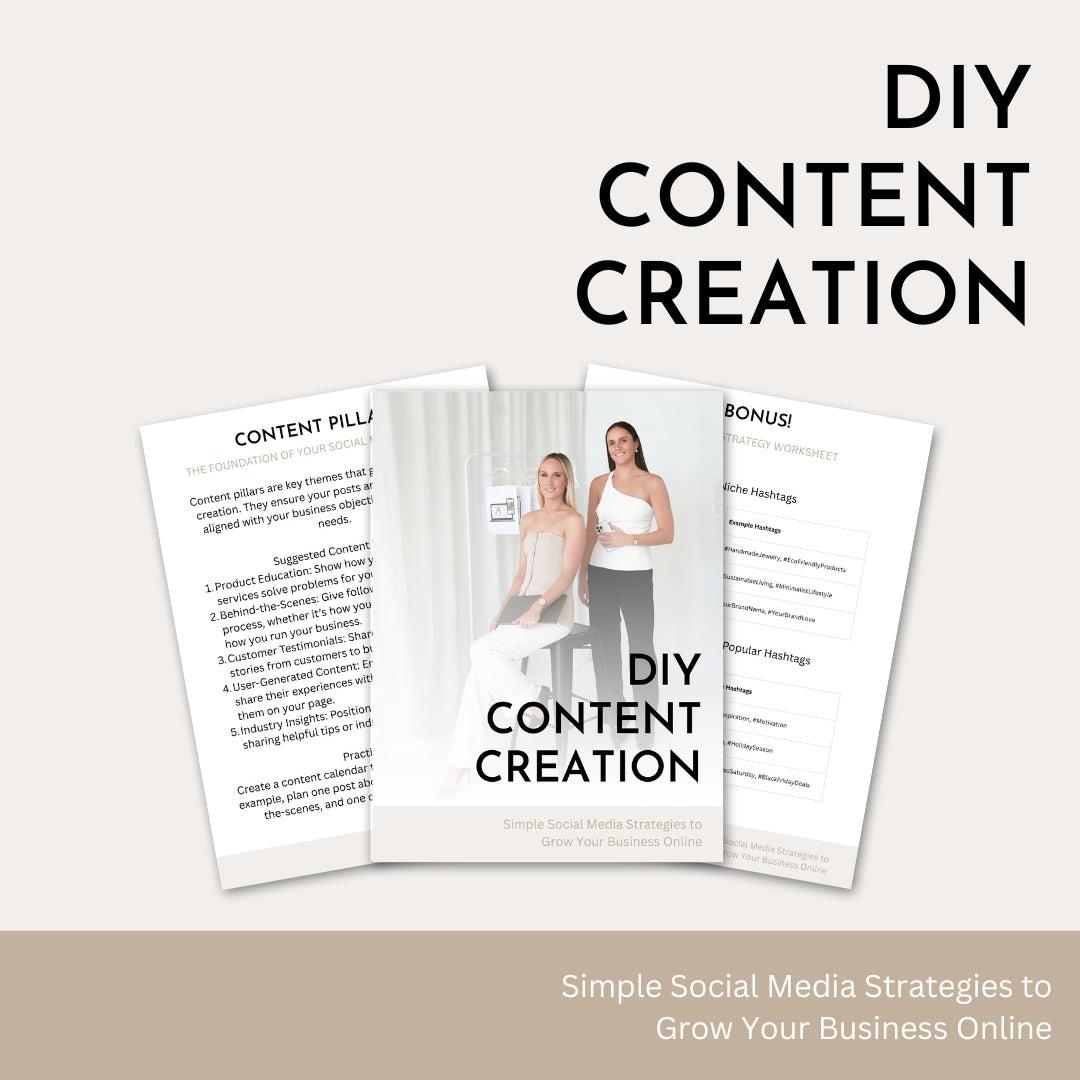 DIY Content Creation E Book