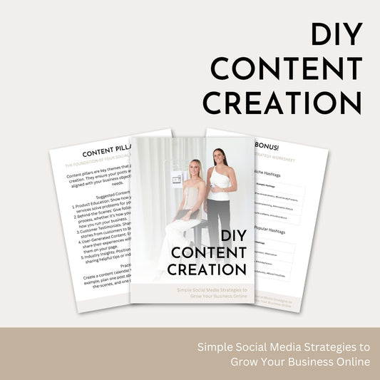 DIY Content Creation E Book